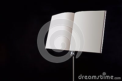 Music note stand Stock Photo