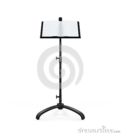 Music Note Stand Stock Photo