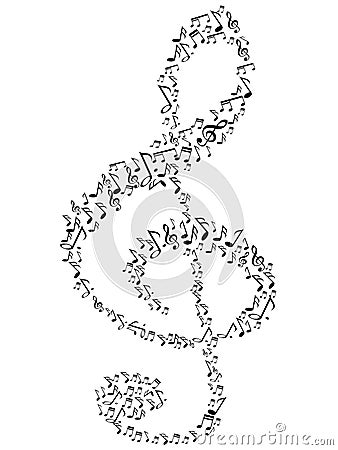 Music note symbol Vector Illustration