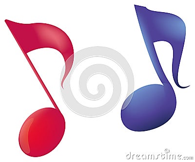 Music notes Stock Photo