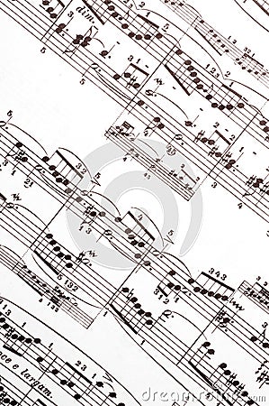 Music notes Stock Photo