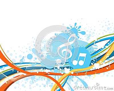 Music notes Vector Illustration