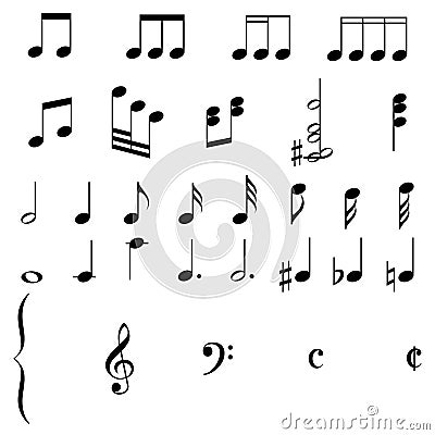 Music Notes EPS Vector Illustration