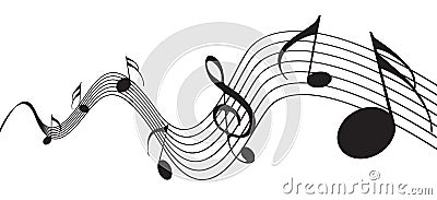 Music Notes Stock Photo