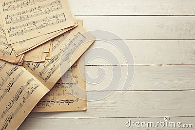 Music notes Stock Photo