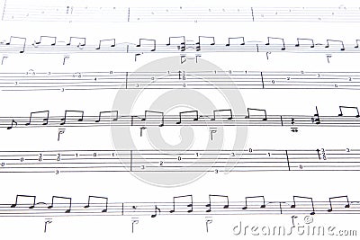 Music notes Stock Photo