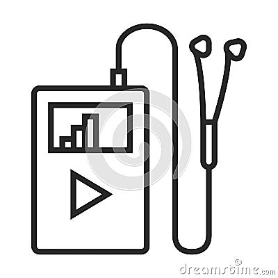 Music player icon Stock Photo