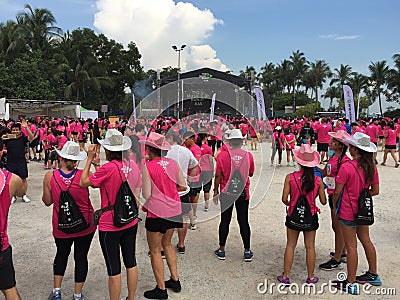 Music Run Singapore 2015 Editorial Stock Photo