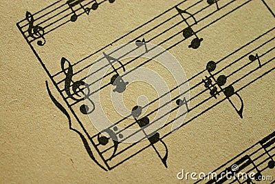 Music sheet Stock Photo