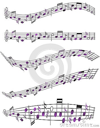 Music sheet Vector Illustration