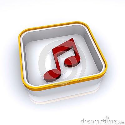 Music Sign Cartoon Illustration