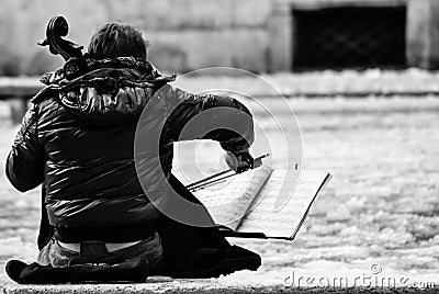 Street Cello Editorial Stock Photo