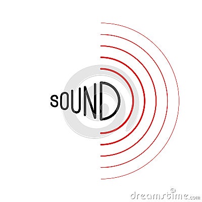 Music sound waves Vector Illustration