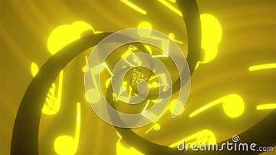 Music spiral notes Stock Photo