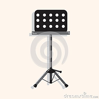 Music stand theme elements vector,eps Vector Illustration