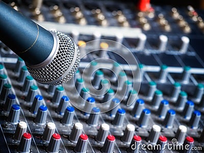 Music studio Stock Photo