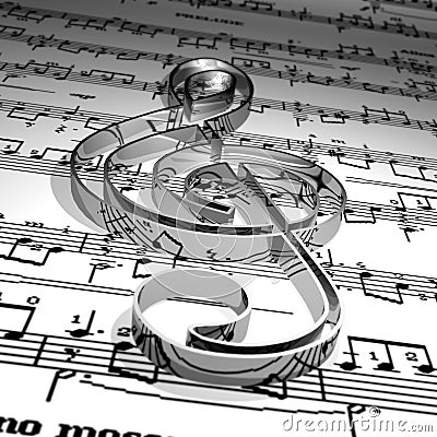 Music symbol Stock Photo