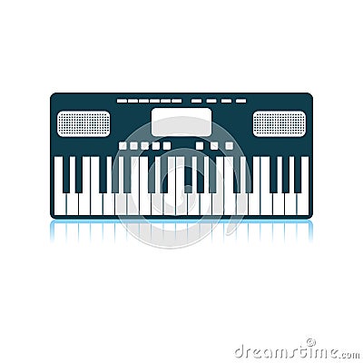 Music Synthesizer Icon Vector Illustration