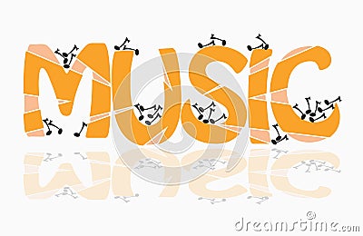 Music theme Vector Illustration