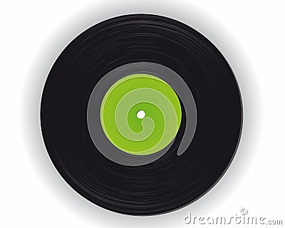 Music Vinyl Record Vector Illustration