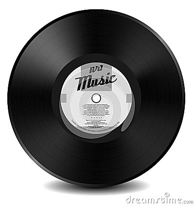 Music vinyl Vector Illustration