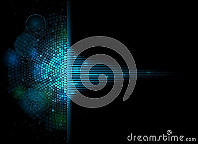 Music volume equalizer computer technology concept business bac Stock Photo