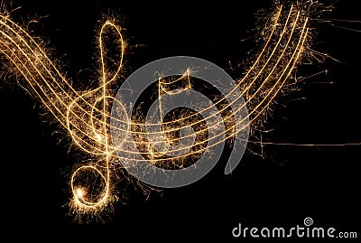 Musical clef Stock Photo