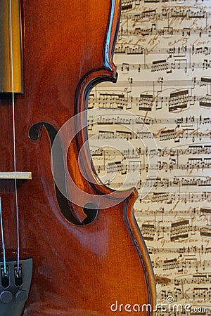 Musical Curves Stock Photo