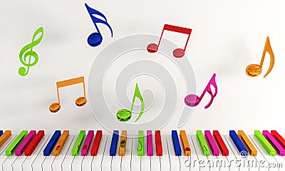 Musical Design Elements From Music Stock Photo