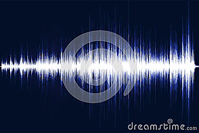 Musical equalizer. Sound wave. Radio frequence. Vector illustration. Vector Illustration