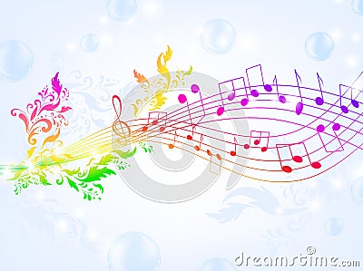 Musical fantasy Vector Illustration