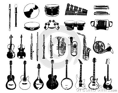 Musical Instrument Vector Illustration