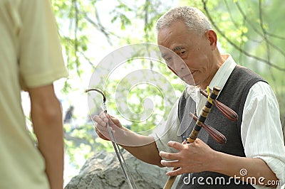 Musical instrument Erhu Editorial Stock Photo