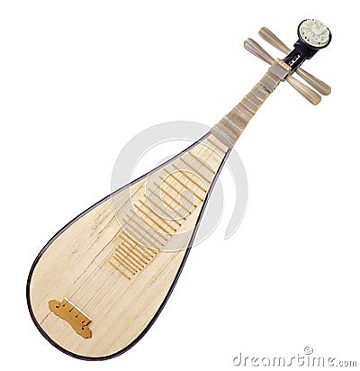 Musical instrument pipa of china Stock Photo