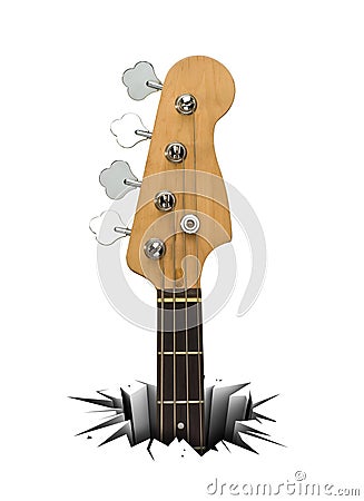 Musical instrument for rock music Stock Photo