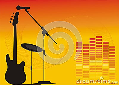 Musical instruments Stock Photo