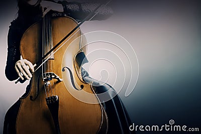 Musical instruments cello Stock Photo