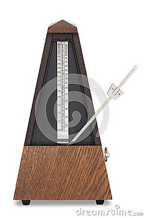 Musical metronome Stock Photo