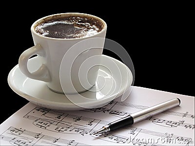 Musical notation Stock Photo