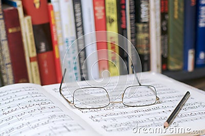 Musical notation Stock Photo