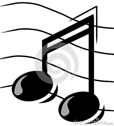 Musical note Vector Illustration