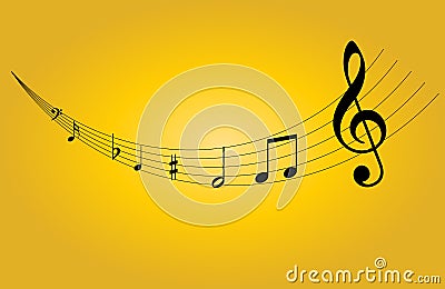 Musical note Stock Photo