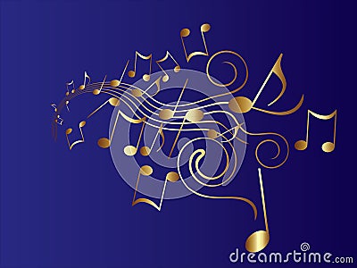 Musical Notes Vector Illustration