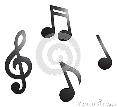 Musical notes Vector Illustration