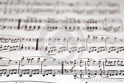 Musical notes Stock Photo