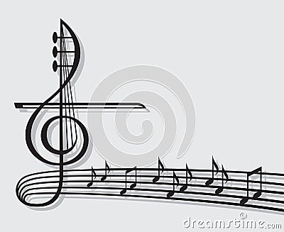 Musical notes Vector Illustration