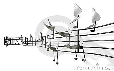 Musical Notes Stock Photo