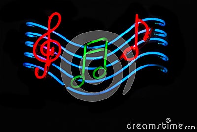 Musical Notes Stock Photo