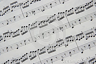 Musical notes Stock Photo