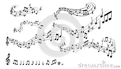 Musical notes Stock Photo